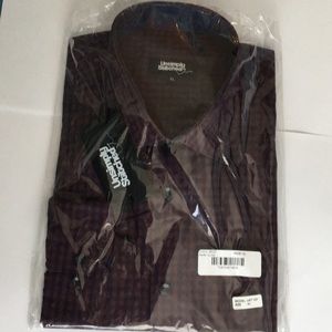 Unsimply Stitched - Dark Burgundy Dress Shirt - XL